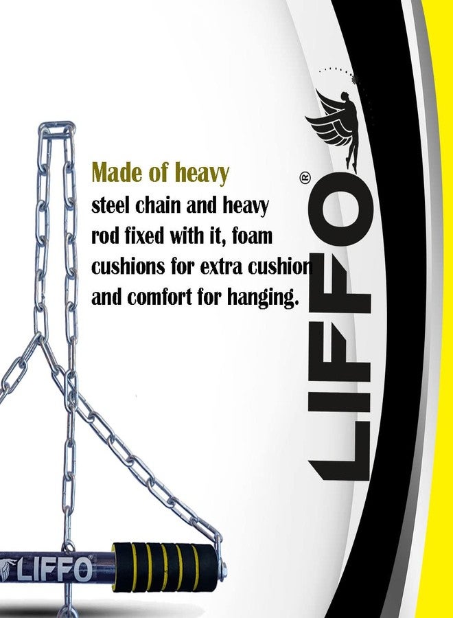 Liffo® Pull Up Bar Hanging Rod For Height Increase Heavy Duty For Kids,Adult (4FT) - Image 5