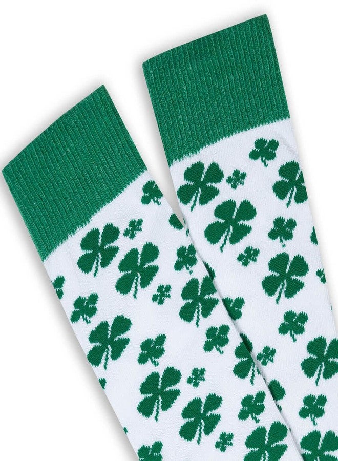 جون فور أ ران جوارب رياضية طويلة للجري من Gone For a Run Lucky Shamrock - جوارب رياضية ممتعة للجري، ماصة للرطوبة، قابلة للتمدد، مبطنة - Image 5