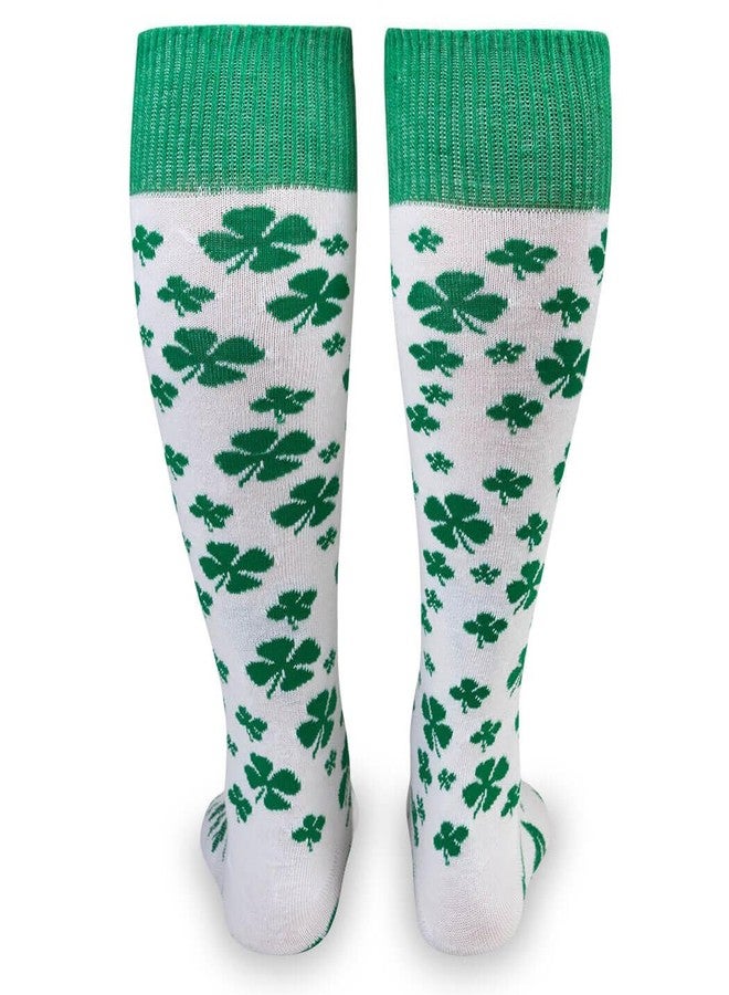 جون فور أ ران جوارب رياضية طويلة للجري من Gone For a Run Lucky Shamrock - جوارب رياضية ممتعة للجري، ماصة للرطوبة، قابلة للتمدد، مبطنة - Image 2