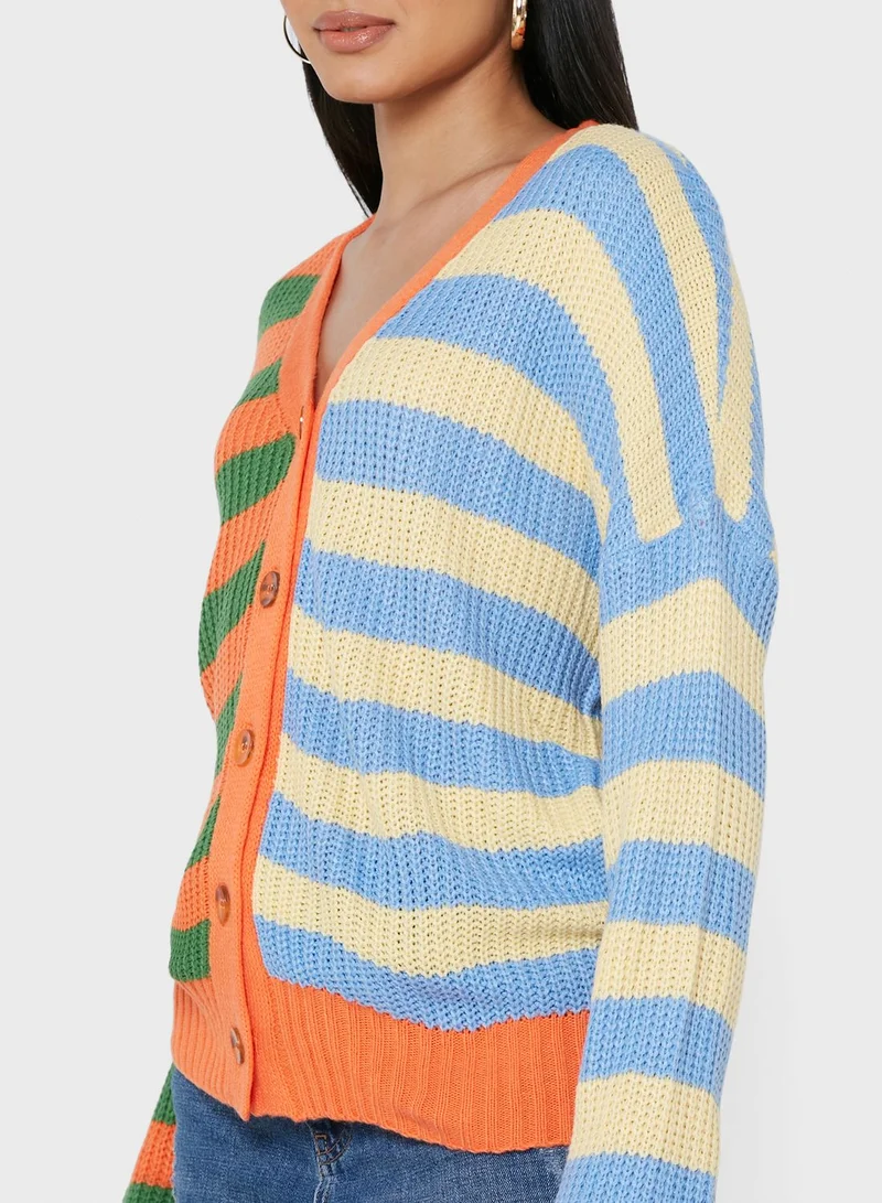 Ginger Striped Cardigan