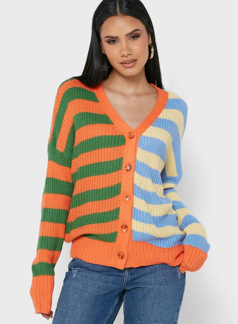 Ginger Striped Cardigan