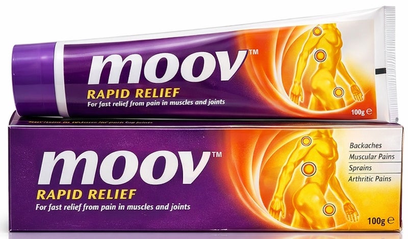 MOOV Rapid Relief Pain Relief Cream 100g for Back Pain, Muscle Pain, Joint Pain, Sprains and Stiffness - Image 1