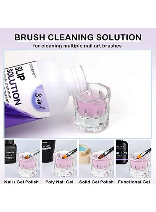 LOUINSTIC Polygel Slip Solution - 4oz Slip Solution for Polygel Nails Anti-stick Gel Solution for Poly Gel Nail Kit - Image 4