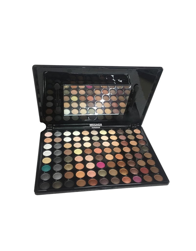 MEGAGA Professional 88 Colors Eyeshadow Palette with Applicator - Image 1