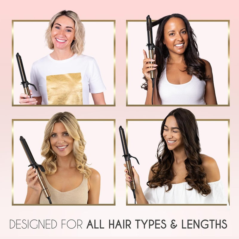 ELLA BELLA ® Curling Iron 1 Inch • Professional Hair Curler • Curling Wand • Ceramic Curling Irons • Transform Your Look in Seconds • Suitable for All Hair Types • Say Goodbye to Heat Damage - Image 5