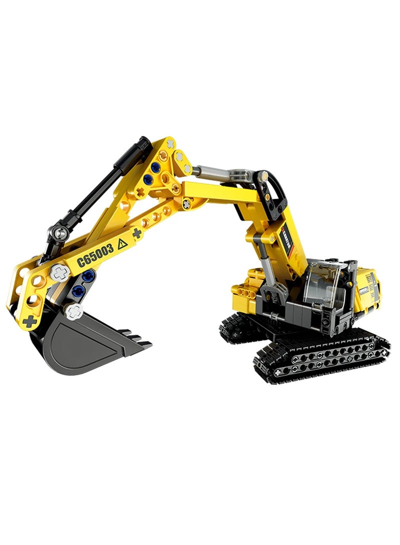 CADA EXCAVATOR Building Blocks, C65003W - Image 1