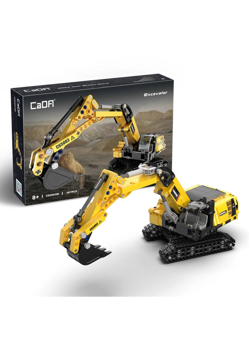 CADA EXCAVATOR Building Blocks, C65003W - Image 2