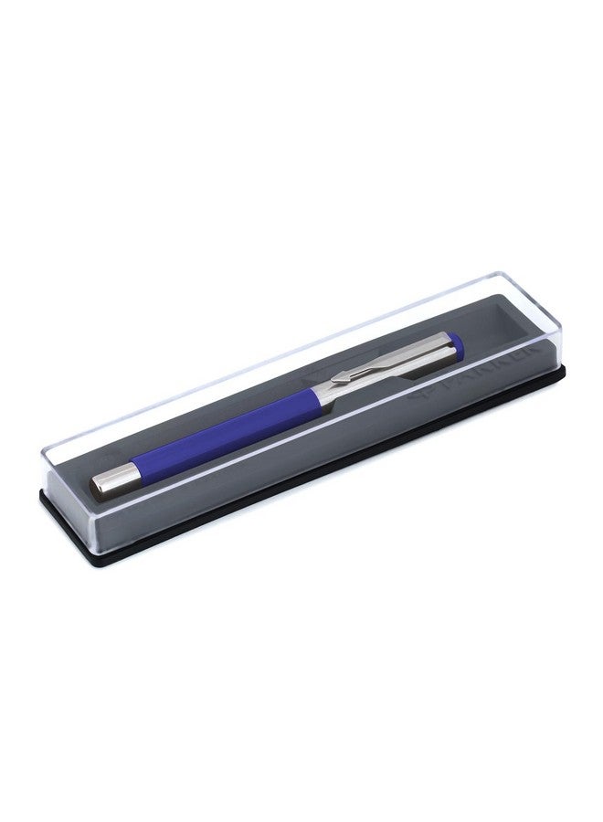 PARKER Vector Metallix Fountain Pen (Fine Nib) | Blue Body Color With Quink Ink Bottle | Gifts For Employees | Perfect For Corporate Use - Image 5