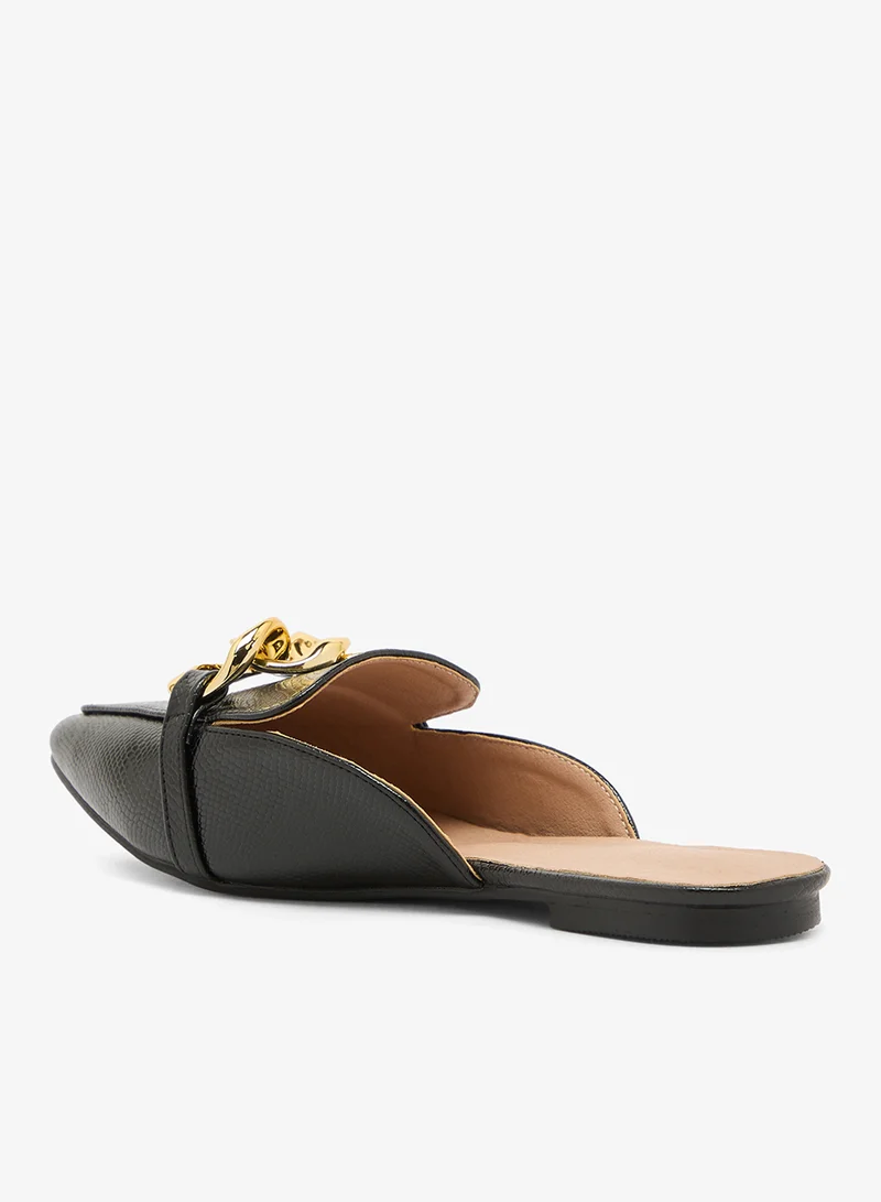 ايلا Gold Accent Mules