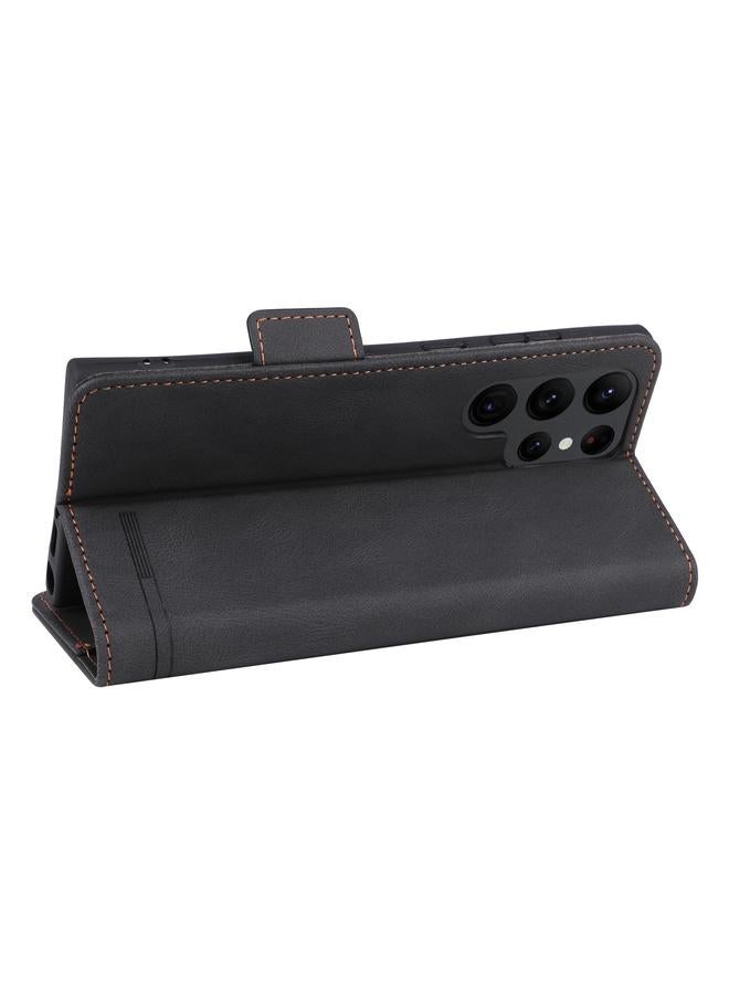 S-TOP Case For Samsung Galaxy S23 Ultra 5G Magnetic Clasp Leather Phone Case - Image 5