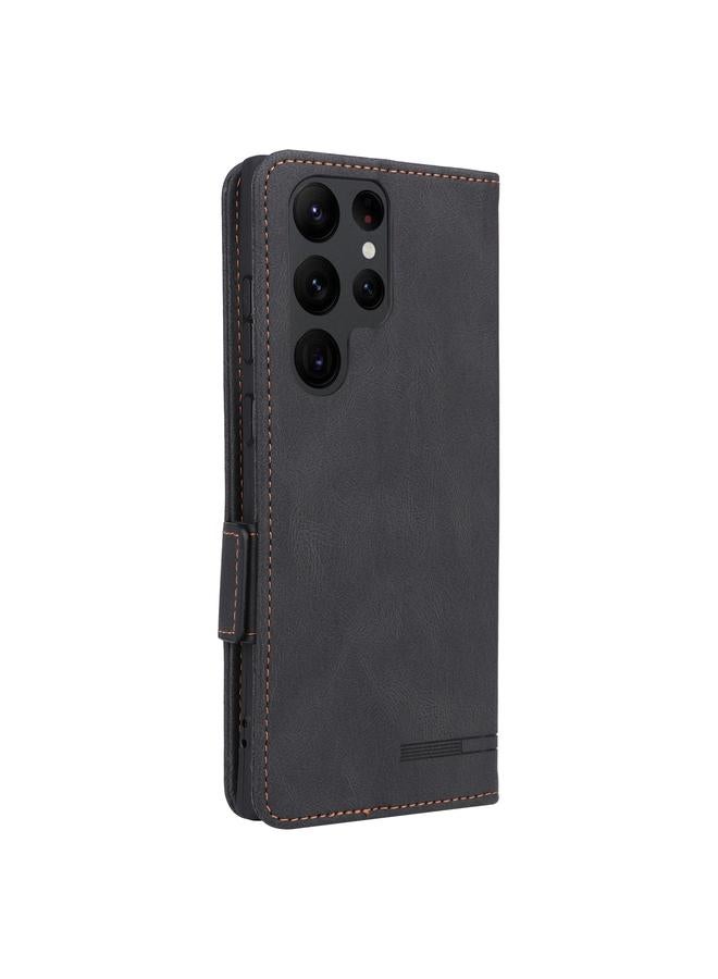 S-TOP Case For Samsung Galaxy S23 Ultra 5G Magnetic Clasp Leather Phone Case - Image 3