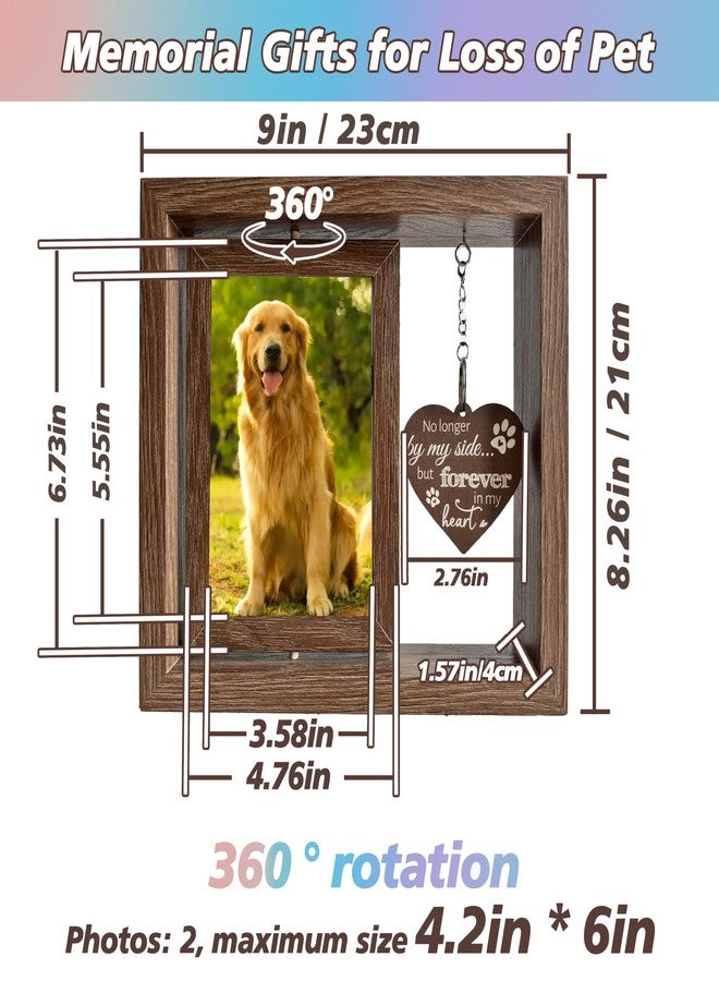 MCOTOP Dog Memorial Sympathy Gift for Loss of Dog - Cat Pet Bereavement Remembrance Picture Frame, Memorial Picture, Frame Pet Loss Gift My Hardest Goodbye - Image 5