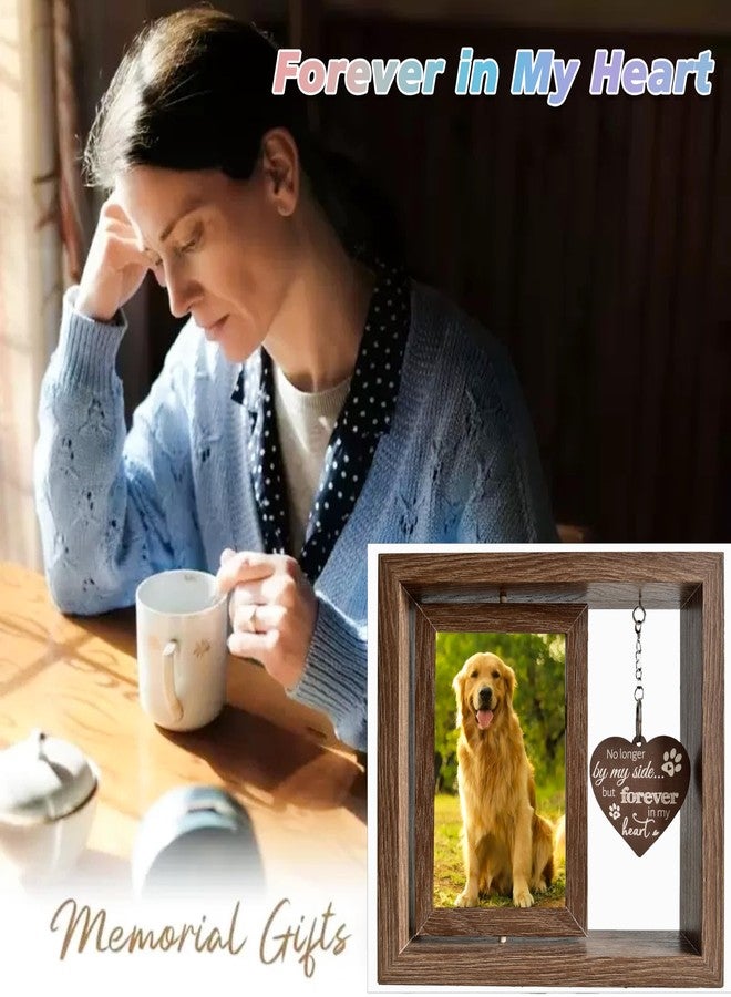 MCOTOP Dog Memorial Sympathy Gift for Loss of Dog - Cat Pet Bereavement Remembrance Picture Frame, Memorial Picture, Frame Pet Loss Gift My Hardest Goodbye - Image 4