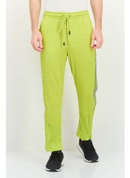 Adidas Men Sportswear Fit Outdoor Track Pants, Mustard Green  - Image 1