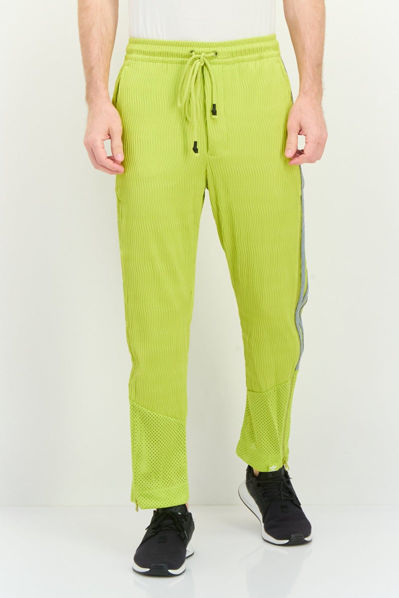 Adidas Men Sportswear Fit Outdoor Track Pants, Mustard Green  - Image 1