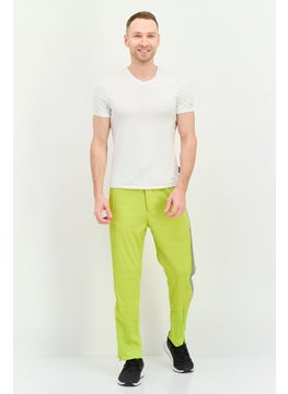 Adidas Men Sportswear Fit Outdoor Track Pants, Mustard Green  - Image 4