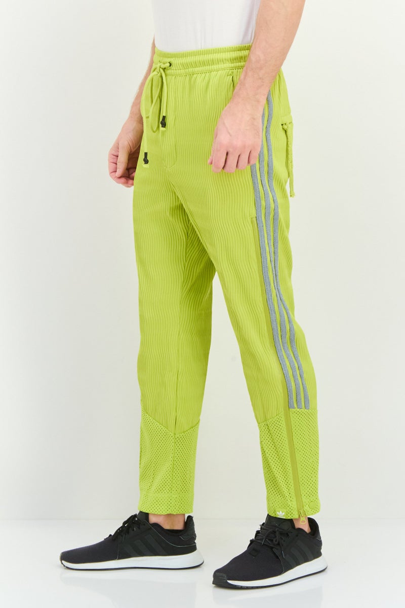 Adidas Men Sportswear Fit Outdoor Track Pants, Mustard Green  - Image 2