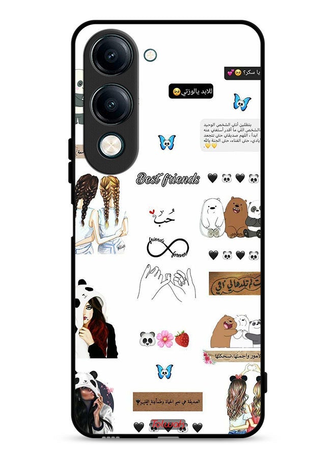 Tolwak vivo Y04 Protective Case Cover Arabic Quotes And Stickers - Image 1