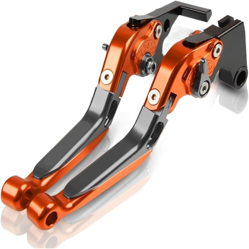 Orange Gray Orange Foldable Brake Clutch Lever For Honda CB1000 1993 1996 - Image 2