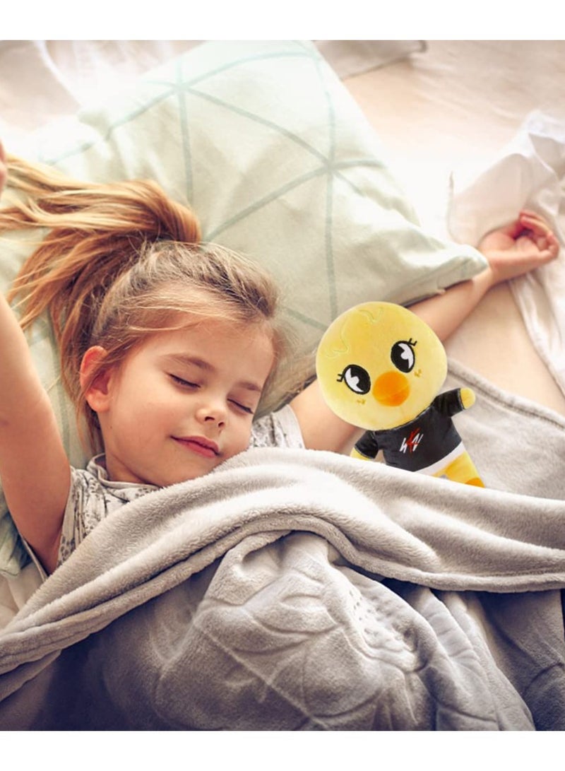 دمية مريحة من ستراي كيدز - دجاجة صغيرة صفراء لطيفة محشوة للأطفال والبالغين، هدية عيد ميلاد مثالية للأولاد والبنات - Image 2