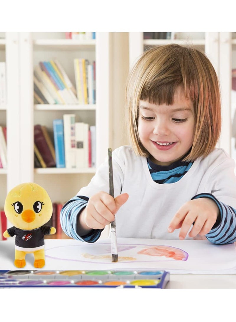 دمية مريحة من ستراي كيدز - دجاجة صغيرة صفراء لطيفة محشوة للأطفال والبالغين، هدية عيد ميلاد مثالية للأولاد والبنات - Image 3