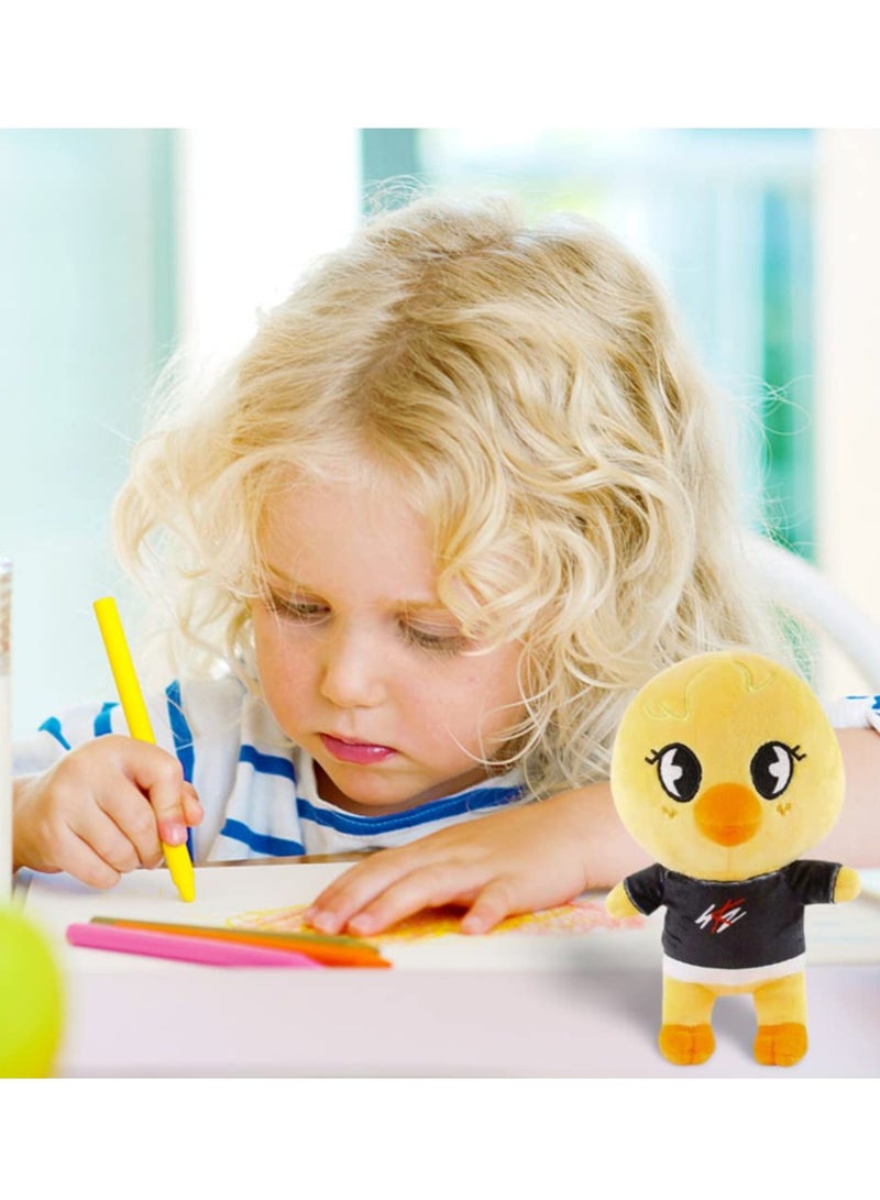 دمية مريحة من ستراي كيدز - دجاجة صغيرة صفراء لطيفة محشوة للأطفال والبالغين، هدية عيد ميلاد مثالية للأولاد والبنات - Image 4