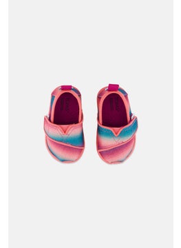TOMS Toddlers Girl Alpargata Velcro Shoes, Pink Combo  - Image 3
