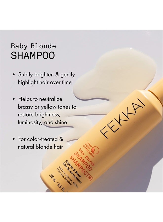 Fekkai Baby Blonde Brighten & Boost Shampoo - 8.5 oz - Brightening Cleanser - Salon Grade, EWG Compliant, Vegan & Cruelty Free - Image 2