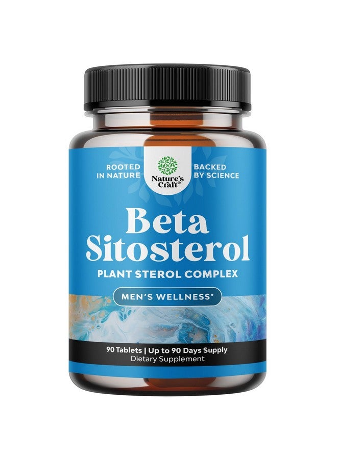 نايتشرز كرافت مجمع ستيرولات النباتات من ناتشرز كرافت مع بيتا سيتوستيرول - مكمل غذائي بتركيز 500 ملغ من ستيرولات بيتا سيتوستيرول والستانول لدعم صحة البروستاتا - مكمل غذائي لصحة البروستاتا للرجال - 90 قرصًا - Image 1