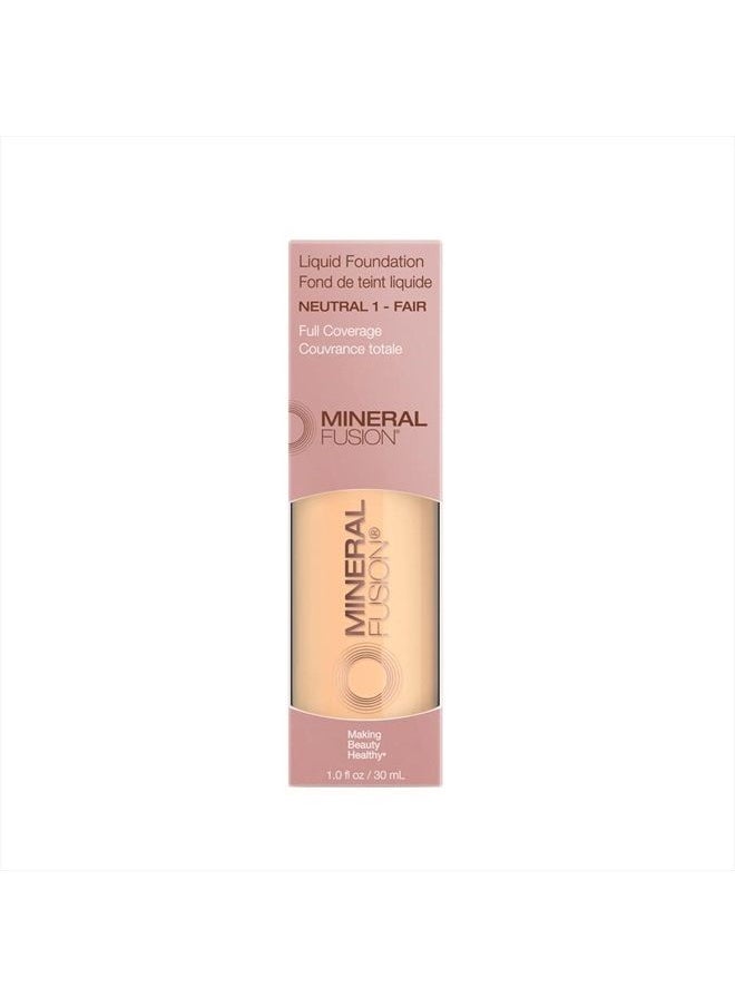Mineral Fusion Liquid Foundation, Neutral 1, 1 Ounce (Packaging May Vary)  - Image 2
