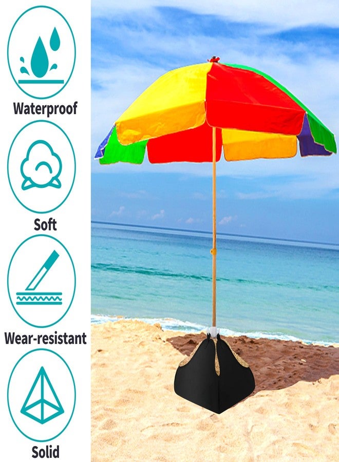 DECOHS 1 Set Beach Umbrella Base Weight- 600D Oxford Cloth Sun Umbrella Fillable Weights Sand Bags- Heavy Duty Beach Umbrella Stand Sand Anchor for Outdoor Patio Garden - Image 5