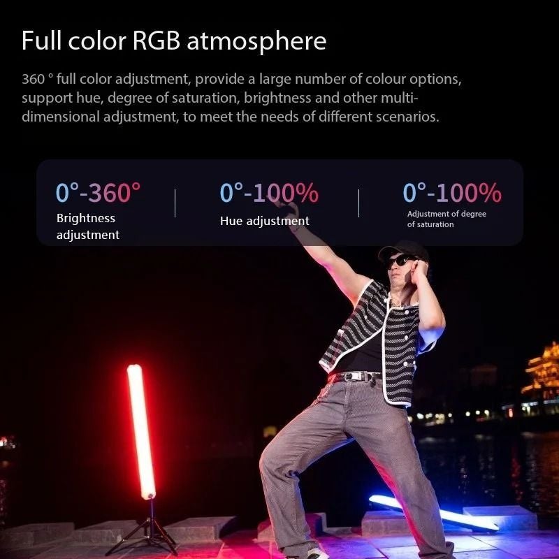 Inkee Gca30c RGB Tube Video Light 30W 90cm with Magnetic Bracket - Image 4