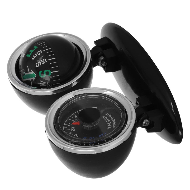 Car Dashboard Compass with Suction Cup for Vehicles Boats Outdoor Travel Marine Use - Image 2
