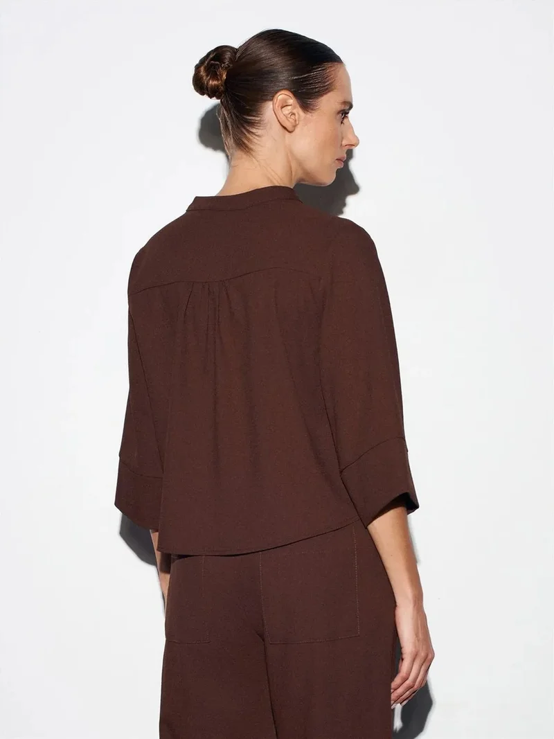 Dilvin DILVIN Women’s Polyester Crepe Blouse