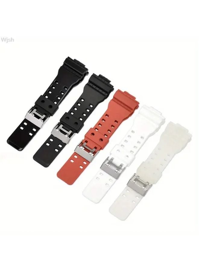 16mm Translucent Silicone Watch Strap For G Shock DW5600 GW5000 GA2100 - Image 3