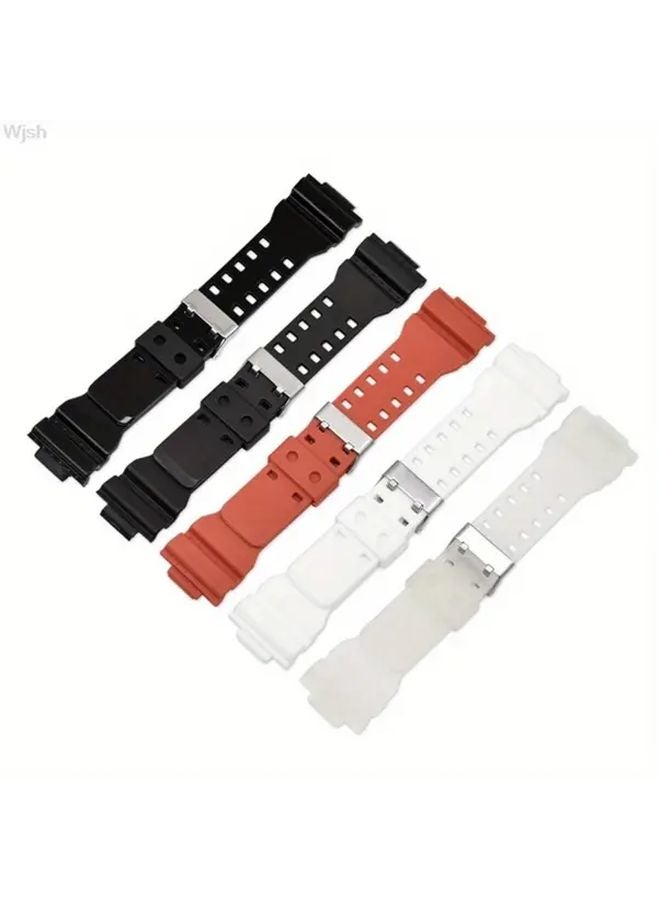 16mm Translucent Silicone Watch Strap For G Shock DW5600 GW5000 GA2100 - Image 4