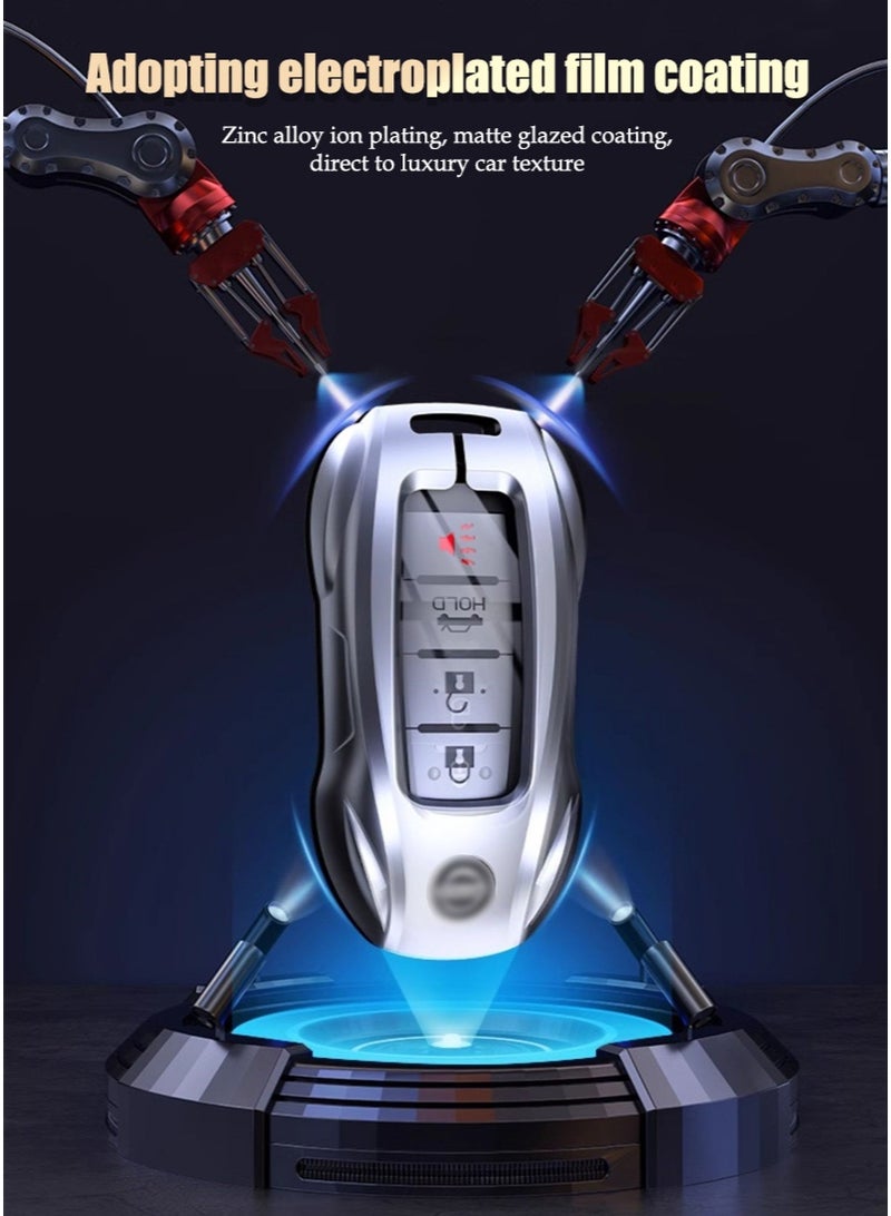 نيسان ملحقات مفتاح السيارة الأكمام ، مناسبة لكمام مفتاح سيارة نيسان ، الراقية ، مقاومة للارتداء ، تحمي مفاتيح سيارتك بشكل أفضل ، مثالية. - Image 2