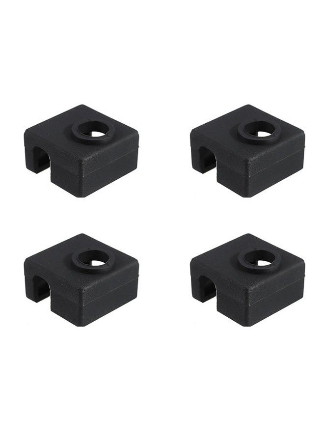 Generic - 3D Printer Heat Block Silicone Cover Case MK8 Hotend Extruder Silicone Insulation Socks Compatible with Creality 3 3 Pro 5 CR-10 10S S4 S5 A8 3D Printer - Image 1