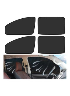 RATSAW Car Side Window Sun Shade Window Sunshades Privacy Curtains Foldable Magnetic Car Side Window Sun Shade And UV Protection Privacy Window Cover 4PCS  - Image 1
