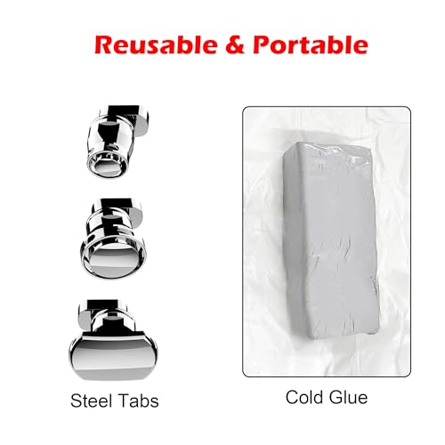 WOYO PDR Kits, Slide Hammer Puller Dent Removal Tool with 3 Pieces Tabs, Include Cold Glue for Steel, Aluminum, Other Metal Auto Body, New Car Dent Repair Tool - Image 3