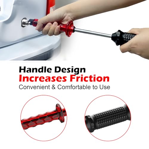 WOYO PDR Kits, Slide Hammer Puller Dent Removal Tool with 3 Pieces Tabs, Include Cold Glue for Steel, Aluminum, Other Metal Auto Body, New Car Dent Repair Tool - Image 2