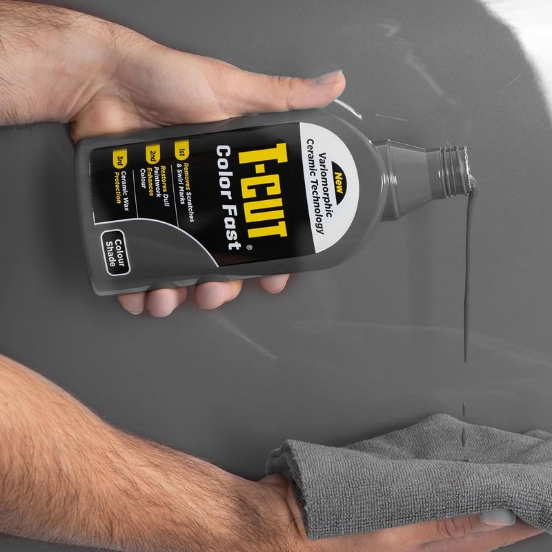 T-Cut Color Fast Grey Scratch Remover Car Polish - 500ml - Image 3