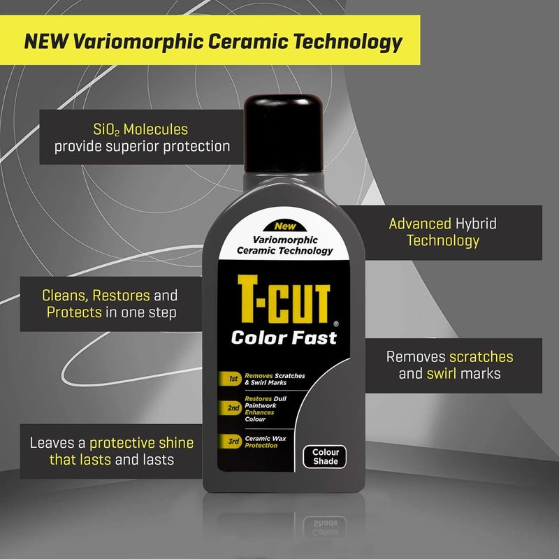 T-Cut Color Fast Grey Scratch Remover Car Polish - 500ml - Image 4