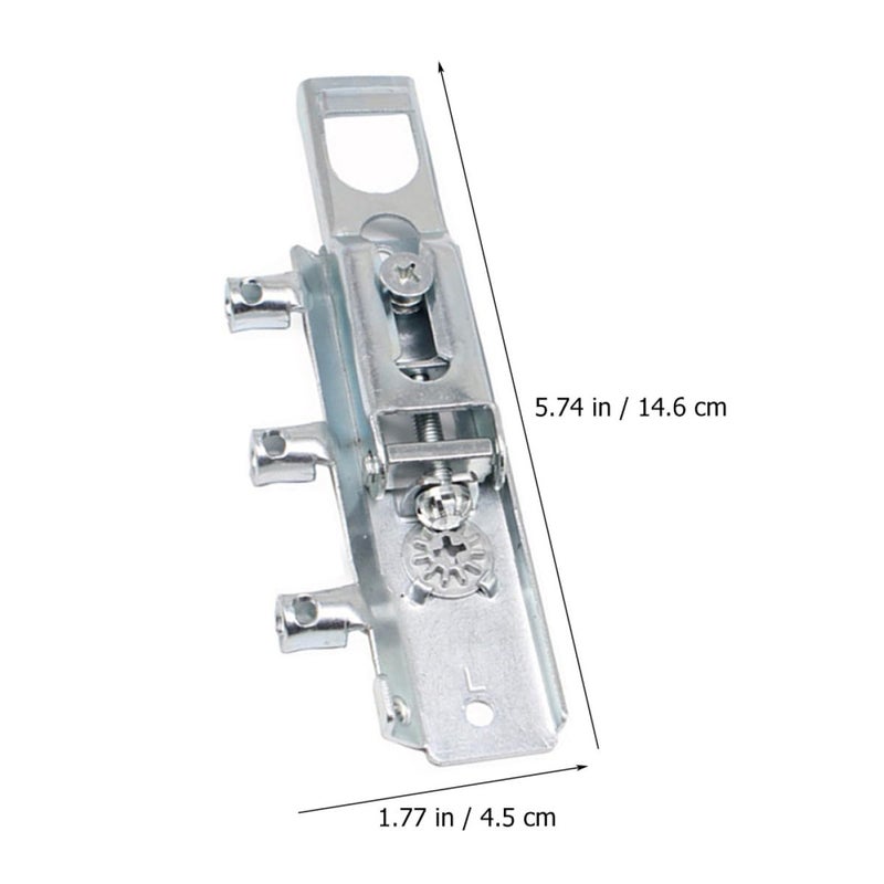 2Pcs Heavy Duty Hidden Cabinet Hangers Adjustable Metal Brackets Left Right Connection Fittings - Image 3