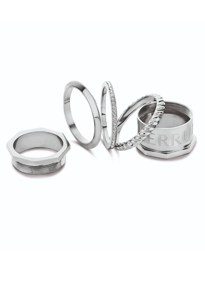 CERRUTI 1881 Cerruti 1881 Emma Stainless Steel Finger Ring For Women