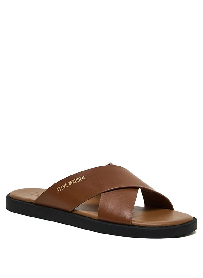 Steve Madden Granuluar Tan Men's Comfort Sandals