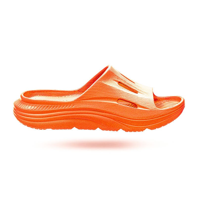 Height-Increasing Slippers: Yellow UK6(39-40) Breathable Quick-Drying Eva Platform Slippers - Subtle Height Boost, Non-Slip Sole Summer Slippers for Indoor Home Bathroom Use - Image 4