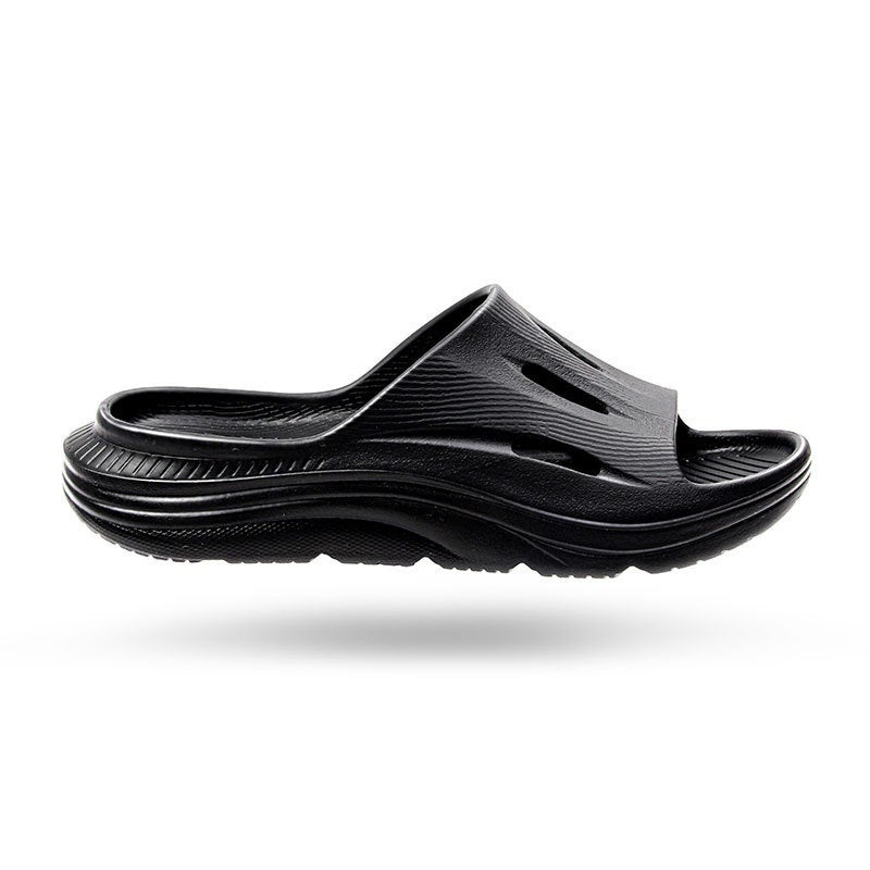 Height-Increasing Slippers: Yellow UK6(39-40) Breathable Quick-Drying Eva Platform Slippers - Subtle Height Boost, Non-Slip Sole Summer Slippers for Indoor Home Bathroom Use - Image 2