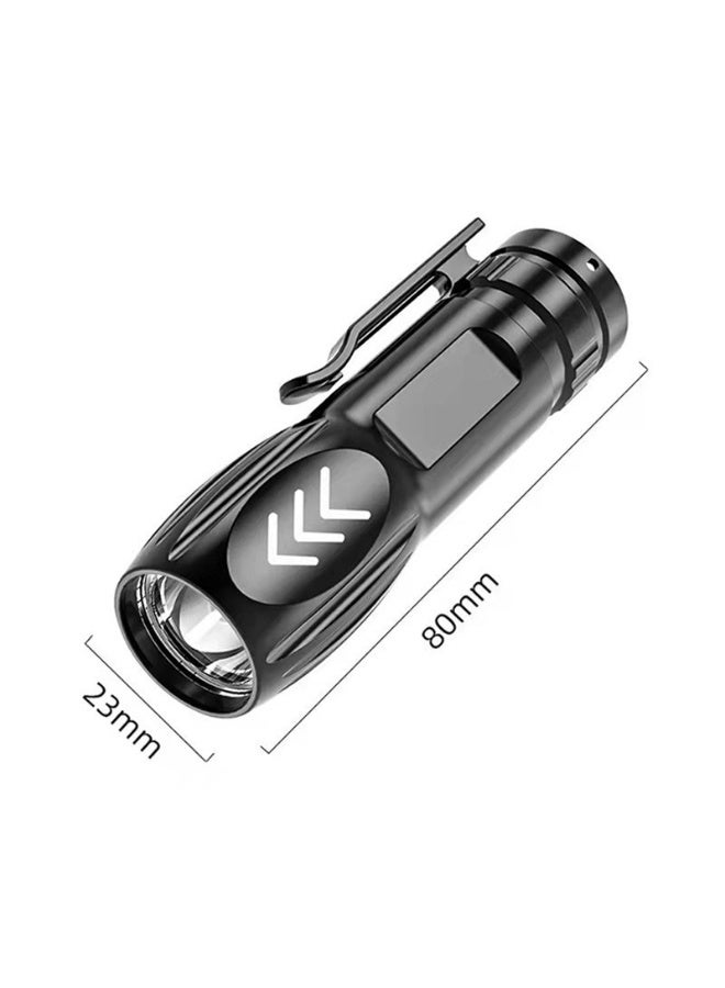 NIBEMINENT Portable Ultra Bright Flashlight - Rechargeable LED High Power Mini Outdoor Light with Long Range