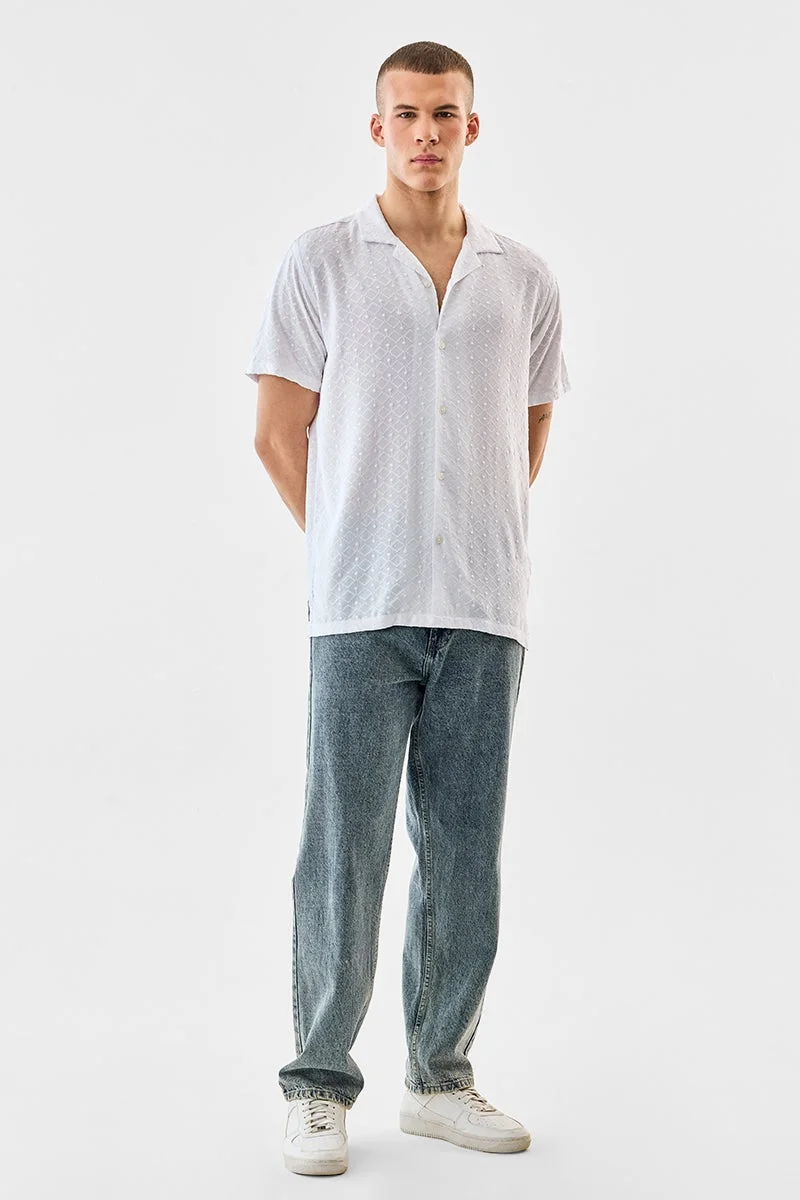 سنيتش Box Fit 100% Viscose Hakoba Shirt